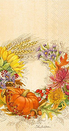 Boston International - Paper Guest Towel - Beautiful Harvest