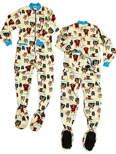 Lazy One - Child's Footeez Pajama's - "Owl Yours" - 4T