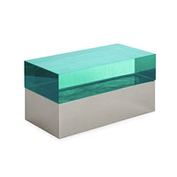 Jonathan Adler - Monaco Rectangular Box - Green & Polished Nickel