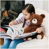 GUND Finley Teddy Bear, Premium Stuffed Animal - Chocolate Brown, 13"