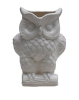 Two's Company - Ceramic Owl Pitcher - Cream - Large