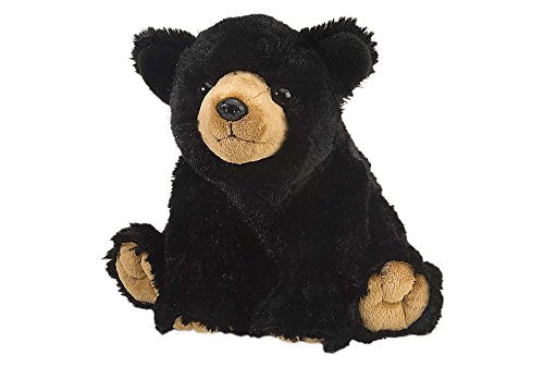 Cuddlekins Black Bear Plush Stuffed Animal by Wild Republic, Kid Gifts, Zoo Animals,12 Inches