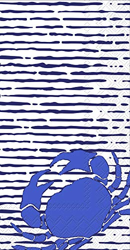 Boston International - Paper Guest Towel - Waterline Crab
