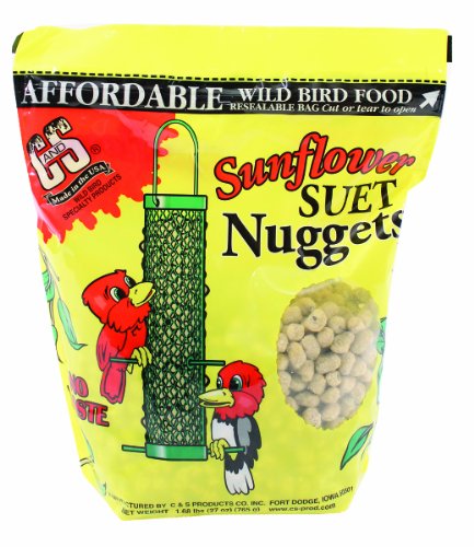 C&S Sunflower Suet Nuggets Wild Bird Food, 1.68 Lb.