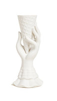 Jonathan Adler I - Scream Ice Cream Cone White Porcelain Vase