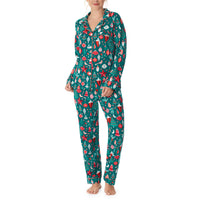 BedHead - Stretch Long Sleeve Pajama Set - Tis The Season - Large