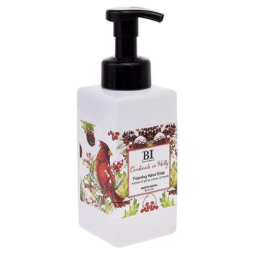 Boston International - Foaming Hand Soap - Cardinals in Holly