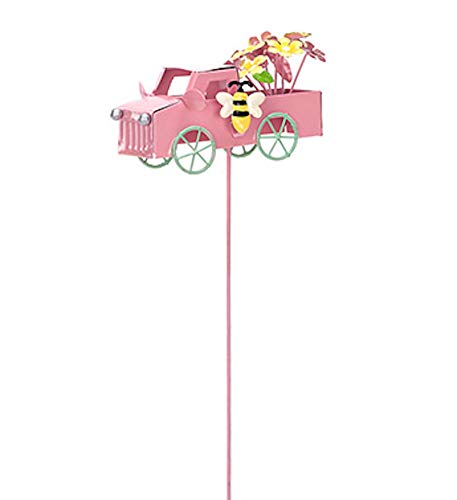 Napco - Flower Pot Pick - Pink Flower Truck