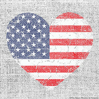 Boston International - 3-Ply 5" Cocktail Napkins - Patriotic Love