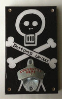 Sweet Art Attack - Mountable Bottle Opener - Skull & Cross Bone - Bottom's Up