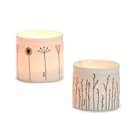 Two's Company - Floral Tea Light Holder in -  2 Designs