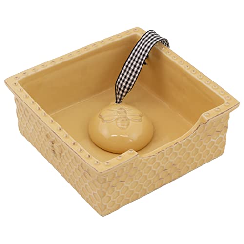 Boston International - Cocktail Napkin Holder Caddy - Honeycomb