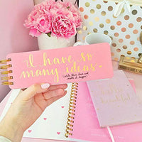 Eccolo - 3"x8.5" Spiral Memo Pad - I Have So Many Ideas
