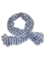 Magic Scarf - Super Soft Scarf - Multi-Colored White & Denim