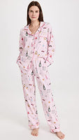 BedHead - Classic Cotton L/S Pajama Set - Let's Do Brunch - Medium (US 8-10)