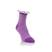 World's Softest Socks - Weekend Collection - Gallery Lace Mini Crew - Passion
