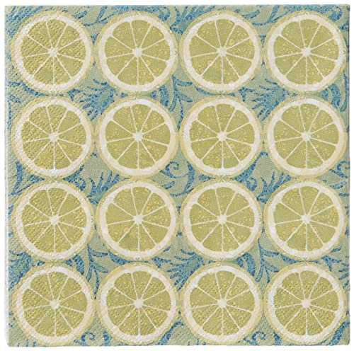 Boston International - 3-Ply 5" Cocktail Napkins - Lime Craze