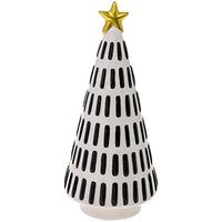 Boston International - Large Tabletop Tree -  Abstract Black & White