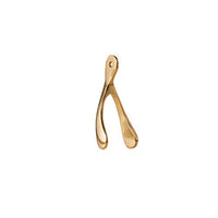 Lunares Gold Wishbone Ornament