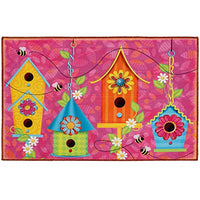 Olivia's Home - 22" x 32" Accent Rug - Birdhouse Village