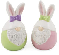 Boston International - Salt & Pepper Set - Easter Bunny Gnome