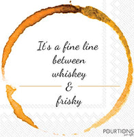 Boston International - 3-Ply 5" Cocktail Napkins - Frisky