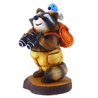 Wee Forest Folk - Figurine - Raccoon Bird Watcher - Limited Edition