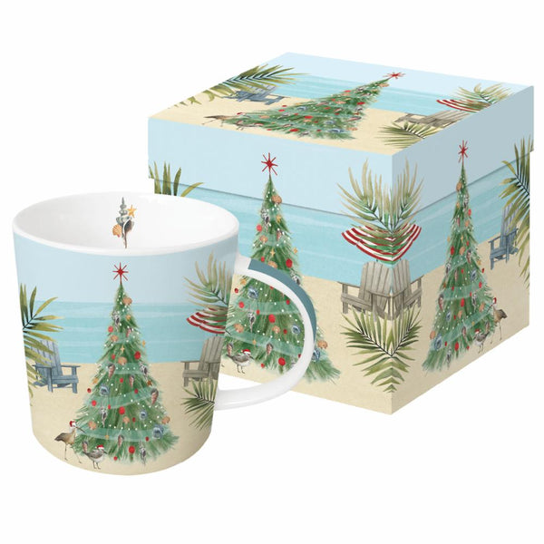 Paperproducts Design - 13.5 oz. Mug - Christmas Beach