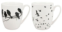 McIntosh Trading - Set of 2 Mugs - Bateman's Birds Silhouettes