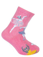 Ballerina Cat Pink Children's Anklet Socks
