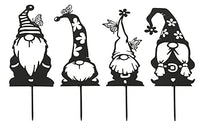 Boston International - 4 Metal Garden Stakes - Gnome Gathering