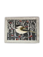 Stony Creek - Laser Cut - 8" Wall Plaque Lighted - Birch & Chickadee