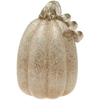 Boston International - Large Glass Pumpkin - Champagne