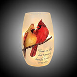 Stony Creek - Frosted Glass - 5" Lighted Vase - Beside Us Everyday