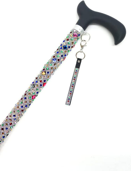 Jacqueline Kent Sugar Cane - Adjustable Cane - Candy Crush