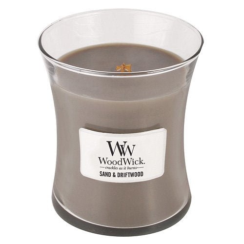 WoodWick - Medium Crackling Candle - Sand & Driftwood