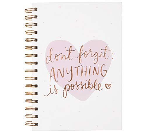 Eccolo - 6x8 Wirebound Journal/Notebook - Anything Is Possible