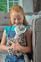 Wild Republic Snow Leopard Cub, Cuddlekins, Stuffed Animal, 12 inches, Gift for Kids, Plush Toy, Fill is Spun Recycled Water Bottles