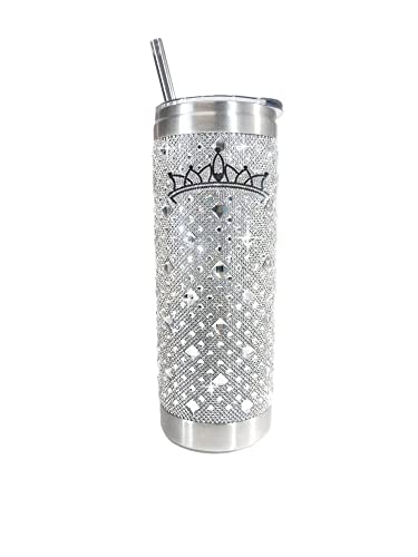 Jacqueline Kent - Royal Ice Tumbler - Crowned Jewel Collection - Silver
