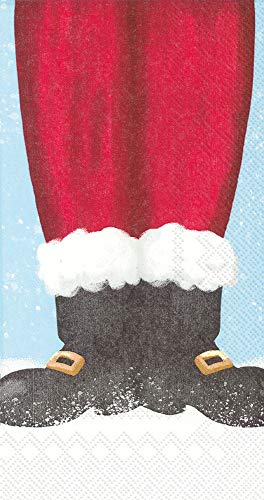 Boston International - Paper Guest Towel - Santa Boots