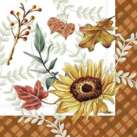 Boston International - 3-Ply 5" Cocktail Napkins - Gather Together