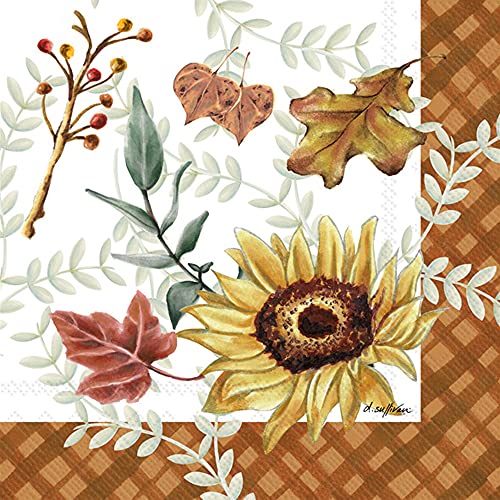 Boston International - 3-Ply 5" Cocktail Napkins - Gather Together