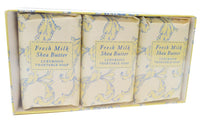 Greenwich Bay Set of 3 Botanical Soap Fresh Milk & Shea Butter Wrapped 6oz.
