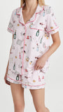 BedHead - Short Sleeve Shorty PJ Set - Let's Do Brunch - Medium (US 8-10)