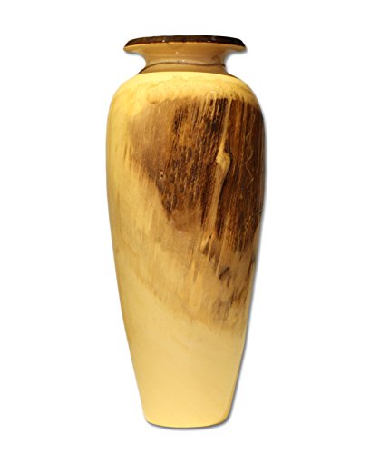 Original Aspen - Hand-Carved Wooden Vase - 20" Vase A