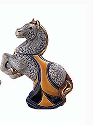 De Rosa - Grey Horse Chinese Zodiac Figurine