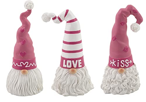 Boston International - Kissy Love Pink Gnomes - Set of 3