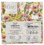 Boston International - 3-Ply 5" Cocktail Napkins 20 Count - Floral Bunny
