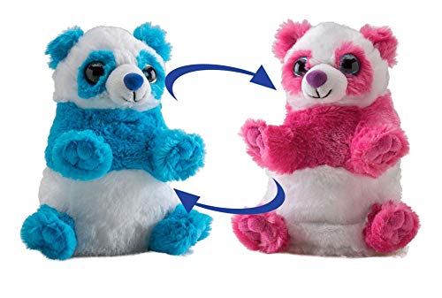 Wild Republic - Switch-A-Rooz - Reversible Plush - Panda Bears Ying & Yang