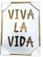 Two's Company - Glam Gallery Gold Wall Art - Viva La Vida